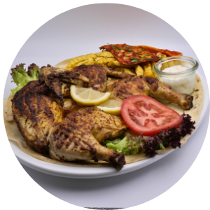 Ofengebackenes Hühnchen